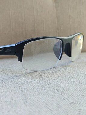 Denali Men Glasses Frame Half Rim Eyewear NOBO MATT BLACK Eyeglasses Frame only